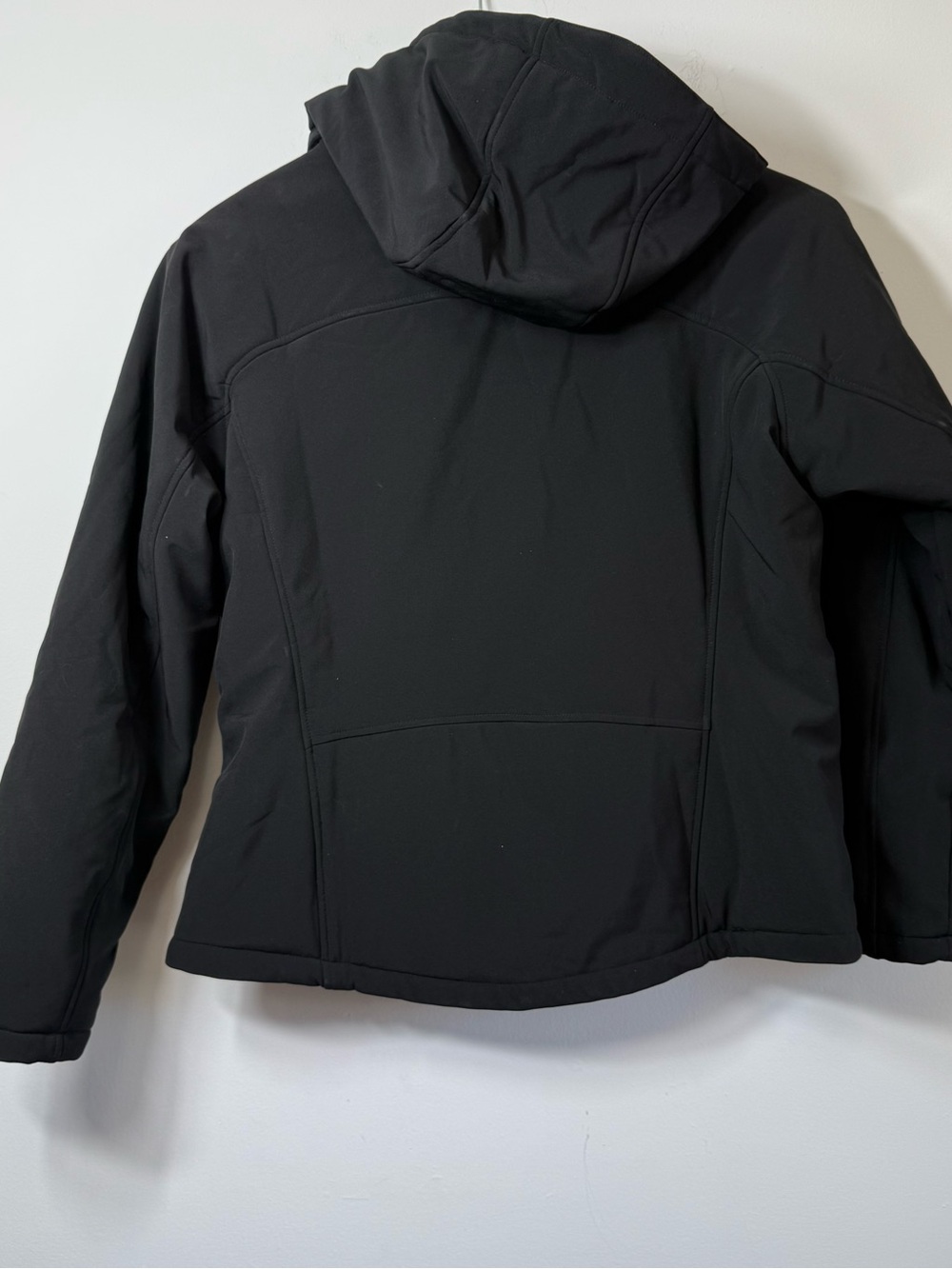 Nwt Ororo Women’s Black Heated Softshell Hooded Jacket W/ Battery Size Medium — image 5 of 8